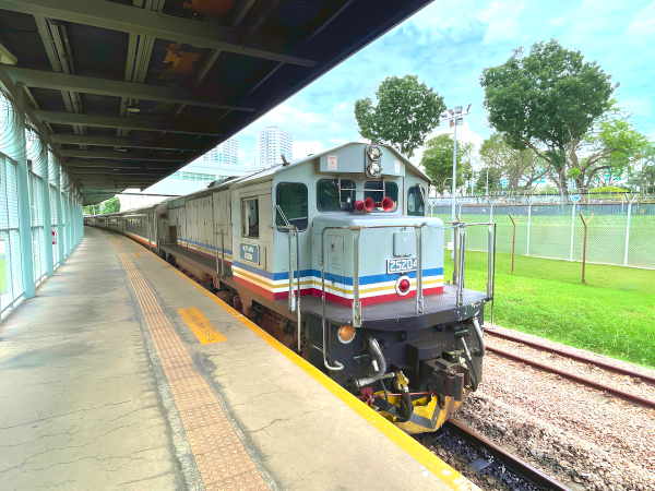 KTM Train At Woodlands Train Checkpoint