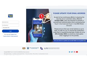 Touch n Go Website Portal