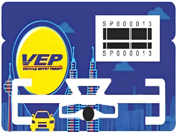 Vehicle Entry Permit VEP RFID Tag